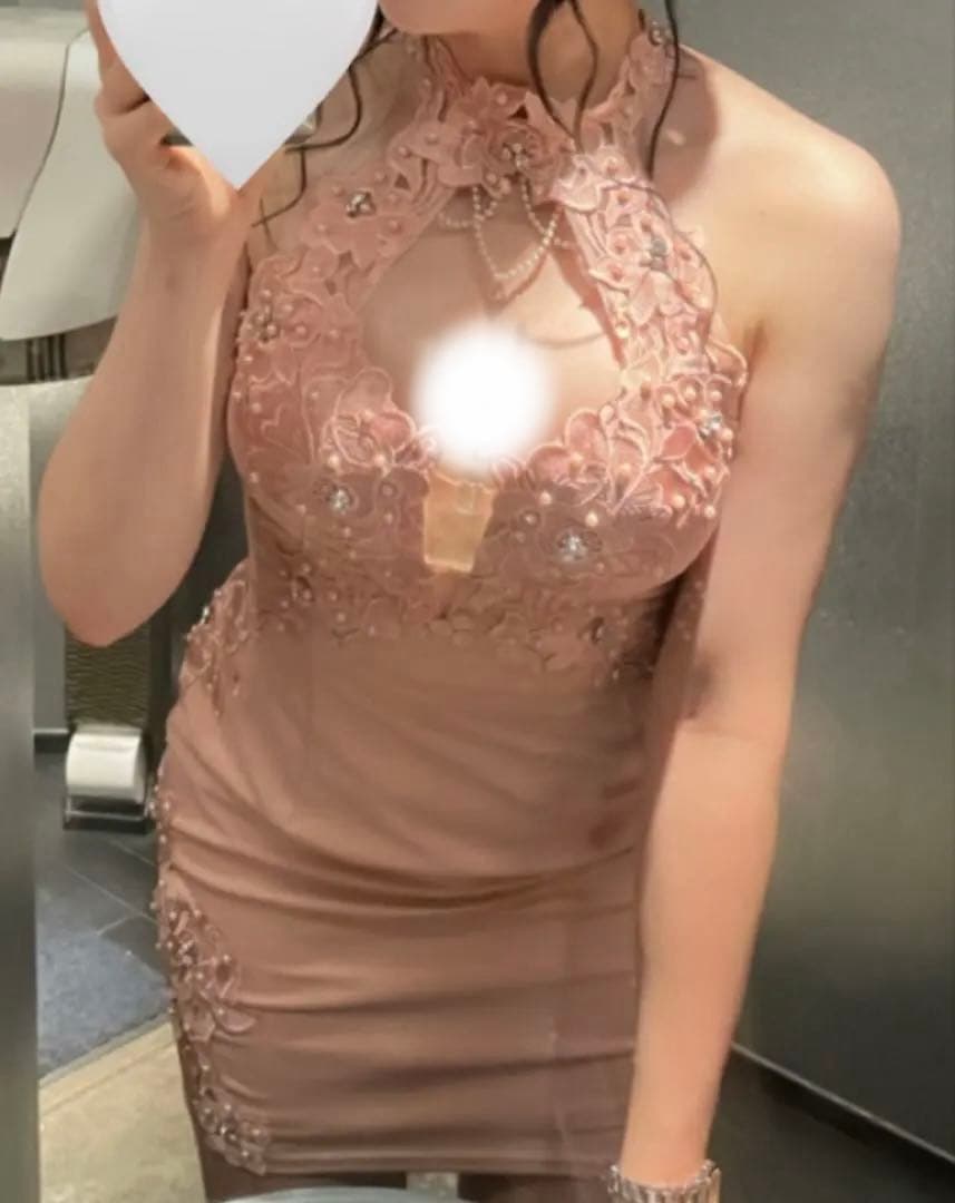 AngelR エンジェルアール Mサイズ ピンク ミニドレス キャバドレス