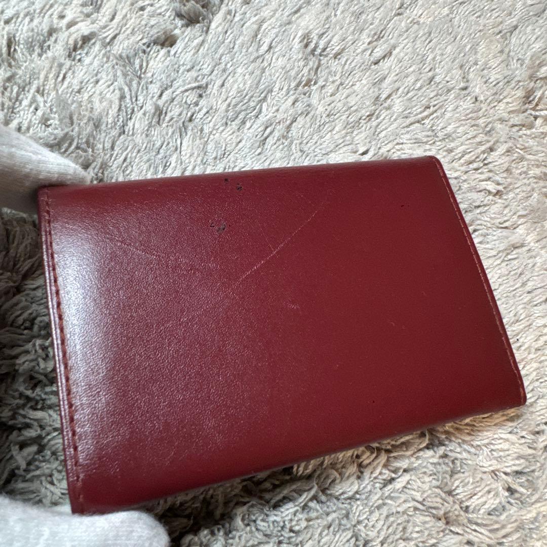 Cartier カルティエ 名刺入れ カードケース パスケース ボルドー