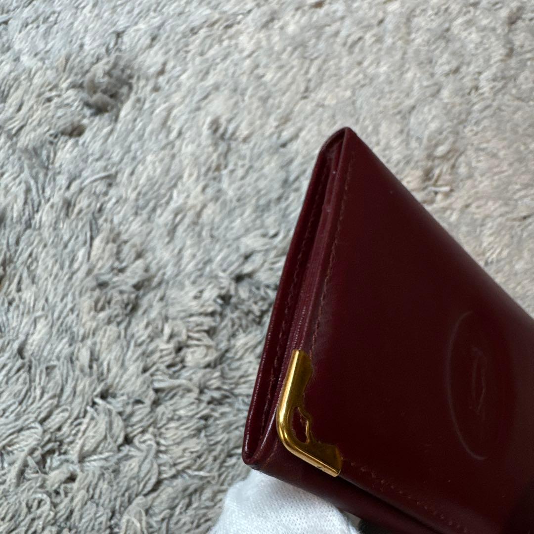Cartier カルティエ 名刺入れ カードケース パスケース ボルドー