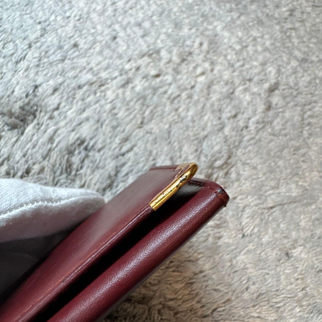Cartier カルティエ 名刺入れ カードケース パスケース ボルドー