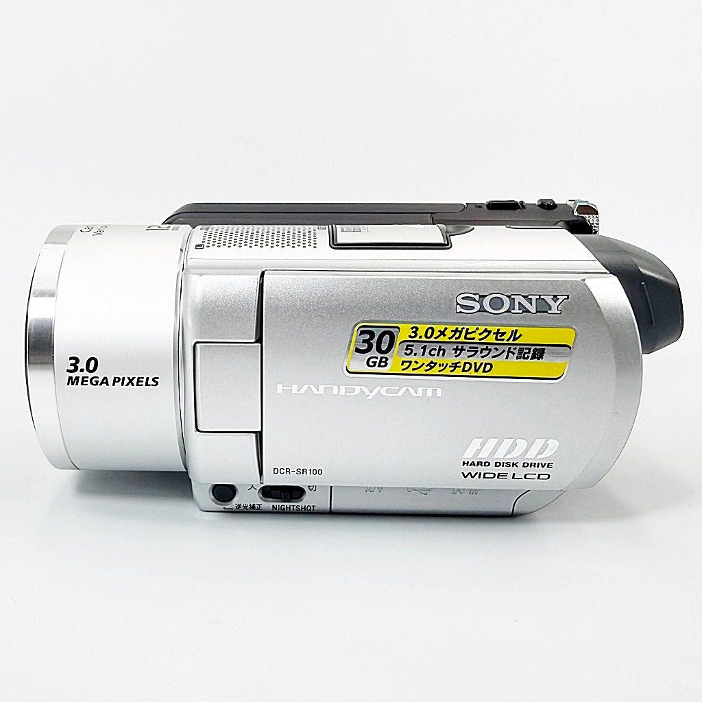 【美品】ソニー HANDYCAM DCR-SR100 ビデオカメラレコーダー
