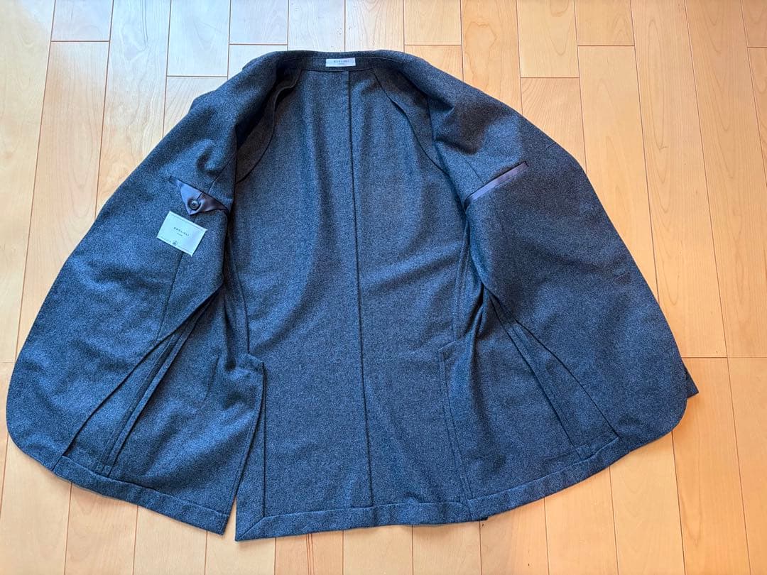 BOGLIOLI グレー 50 フランネルテーラードジャケット　ボリオリ