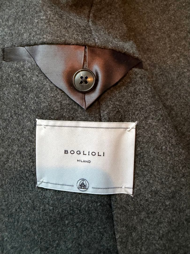 BOGLIOLI グレー 50 フランネルテーラードジャケット　ボリオリ