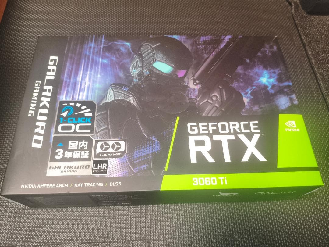 【グラボ】GALAKURO GAMING RTX3060Ti