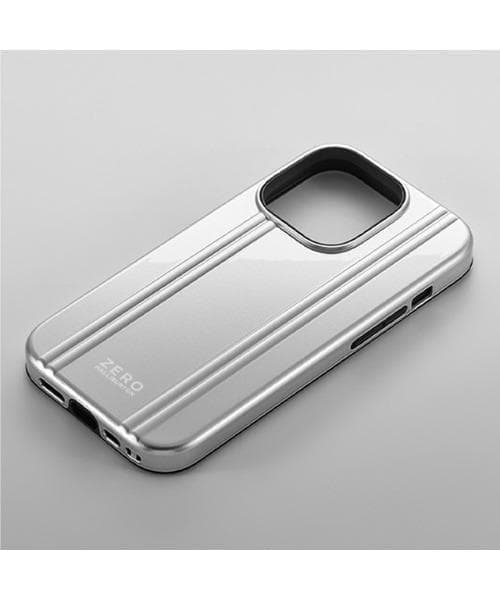 iPhone15 Pro 米軍MIL耐衝撃2層構造ケース★送料無料★シルバー