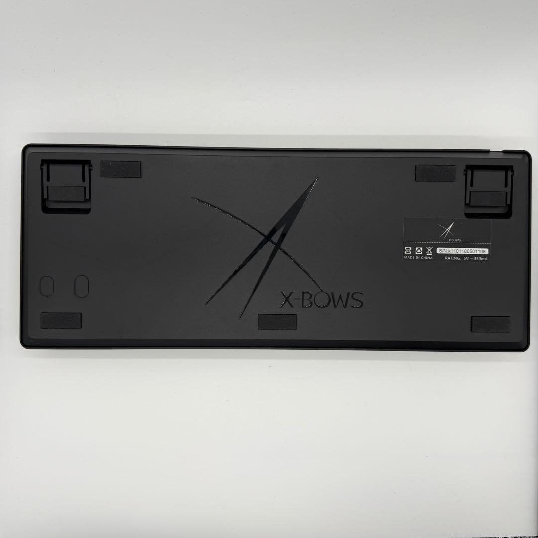 X Bows エルゴノミックキーボード Red Switches