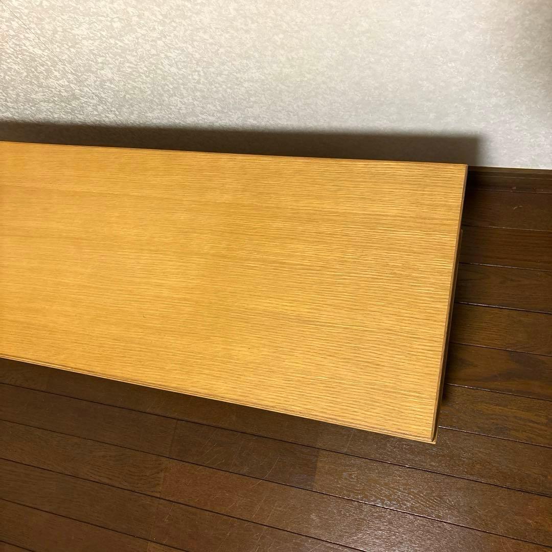 【美品】 無印良品 オーク材 AVラック 薄型 (引戸) テレビボード