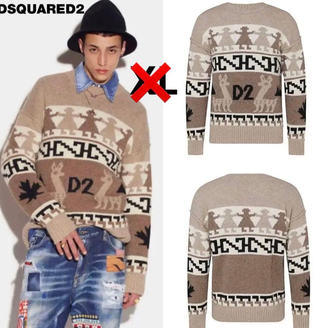 ディースクエアード 人気ニットセーター サイズL
