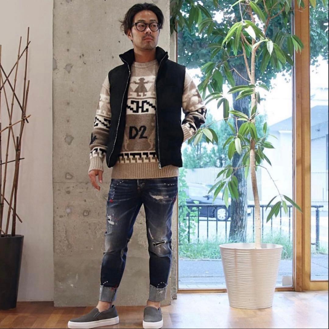 ディースクエアード 人気ニットセーター サイズL