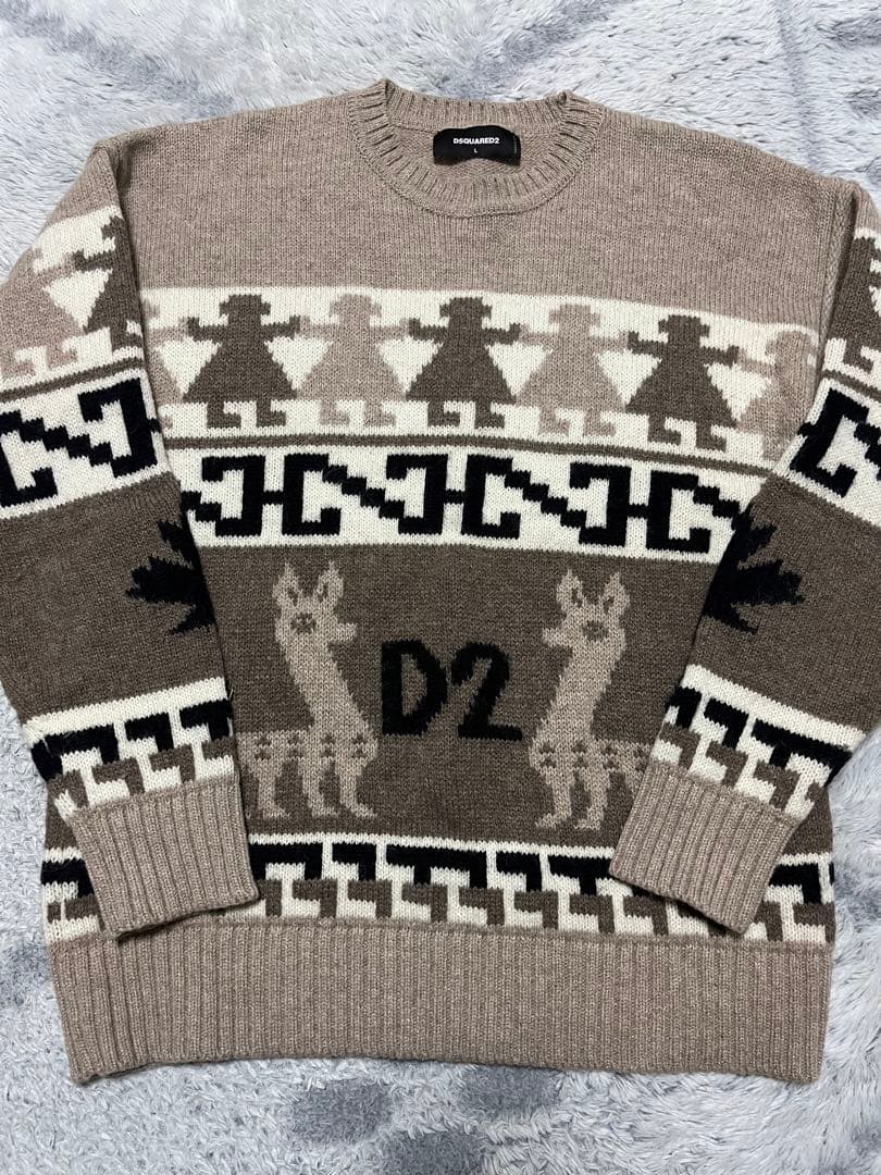 ディースクエアード 人気ニットセーター サイズL