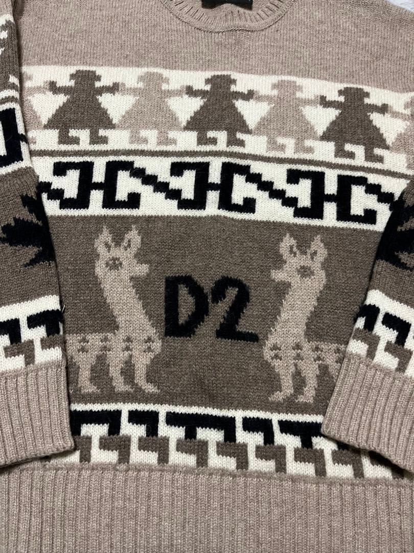 ディースクエアード 人気ニットセーター サイズL