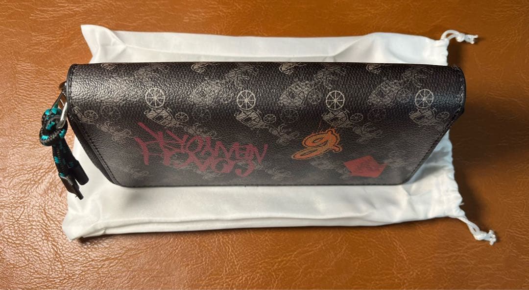 COACH 馬車柄 ペイントデザイン 長財布