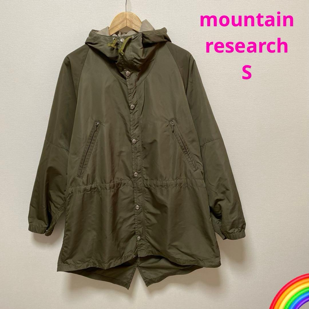 【mountain research】マウンテンパーカー　ナイロン　カーキ＊PI