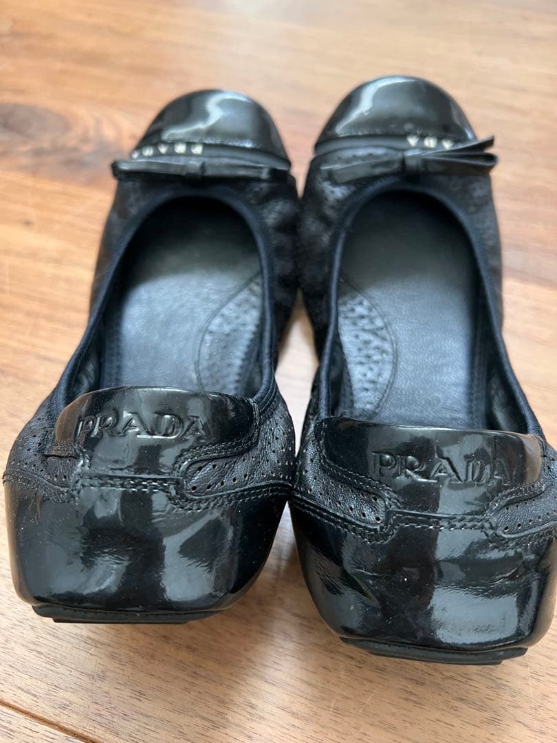 PRADA プラダ フラットシューズ バレエシューズ 37 サイズ7