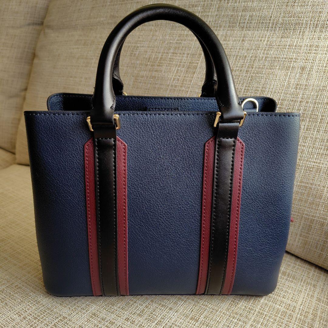 【新品未使用品】Paul Smith 2wayハンドバッグ ネイビー