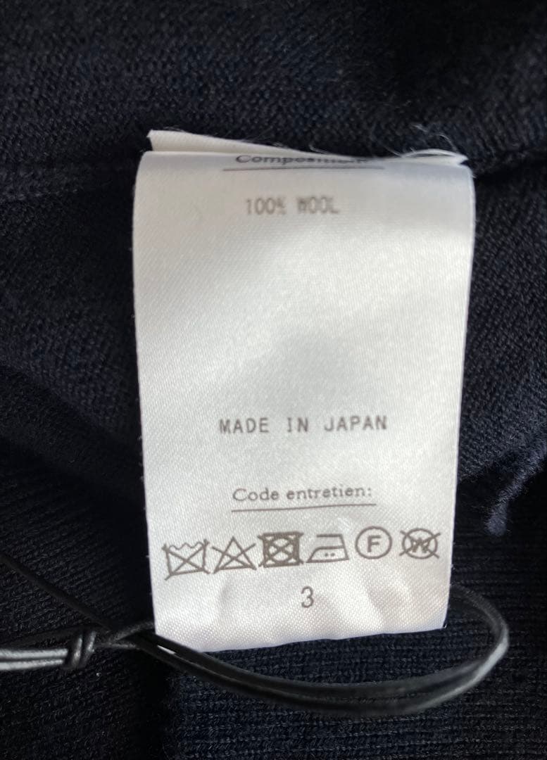 トップス A.PRESSE 22FW L/S Knit T-Shirt NAVY 3