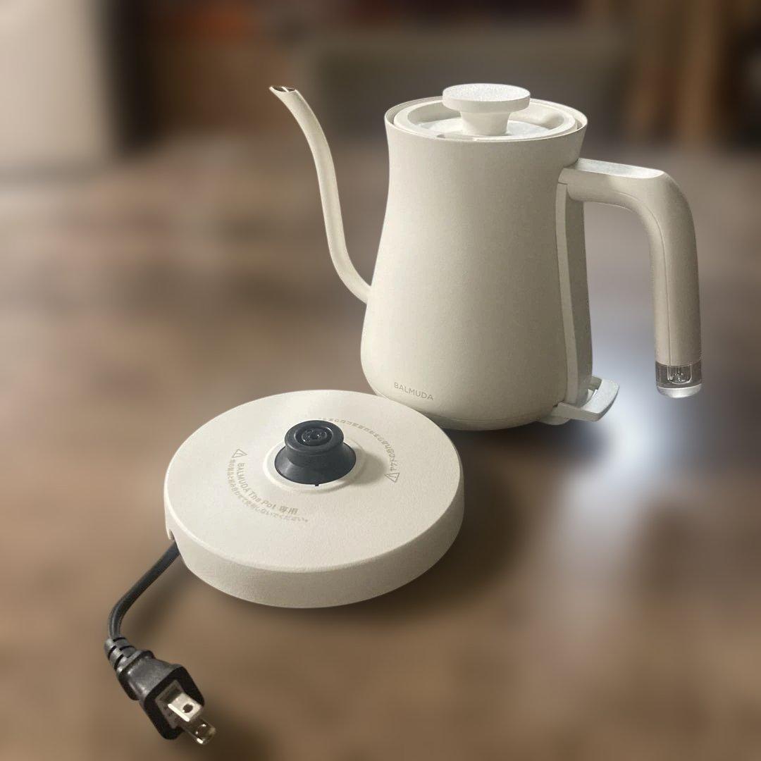 BALMUDA 電気ケトル2024年モデル★KPT01JP-WH美品.動作確認