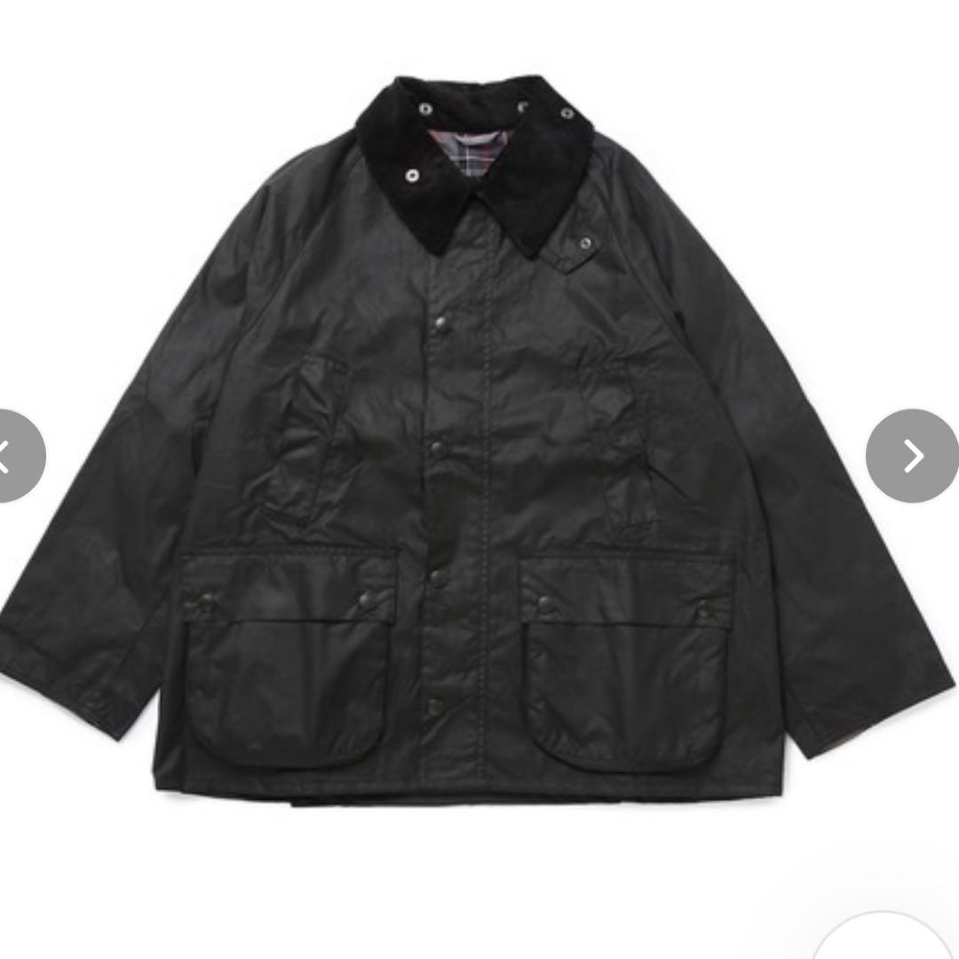 バブアー オーバーサイズ ワックス ビデイル ブラック