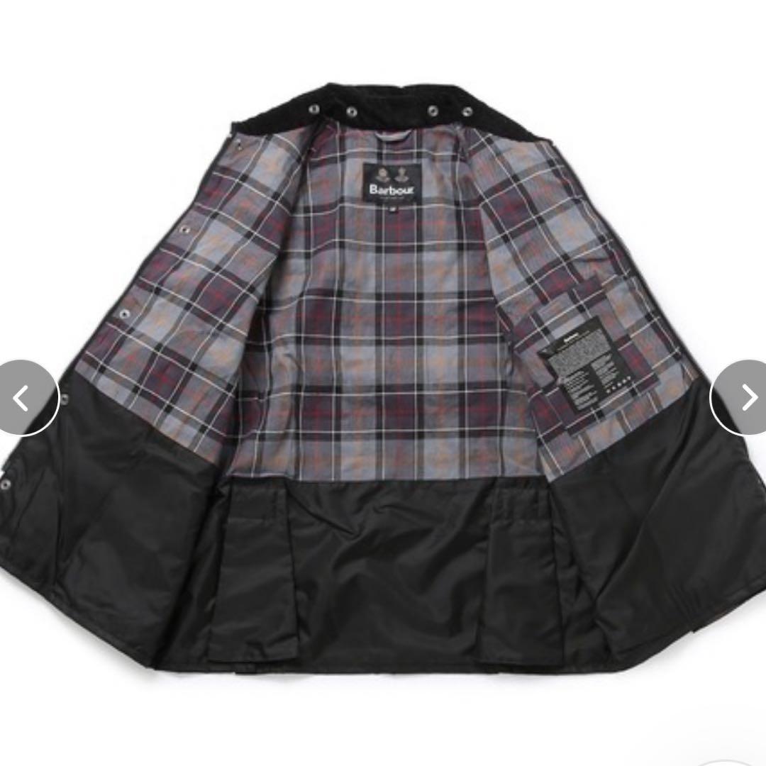 バブアー オーバーサイズ ワックス ビデイル ブラック