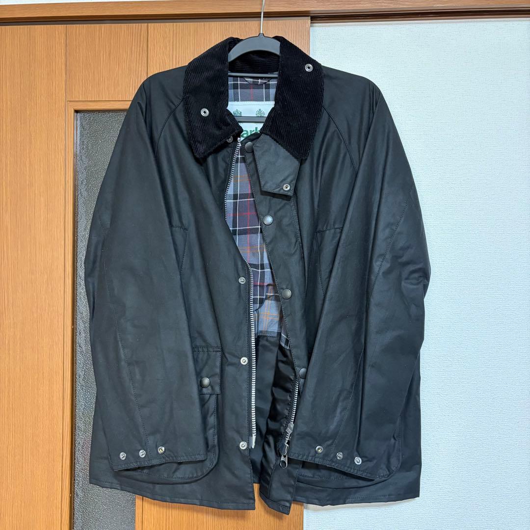 バブアー オーバーサイズ ワックス ビデイル ブラック