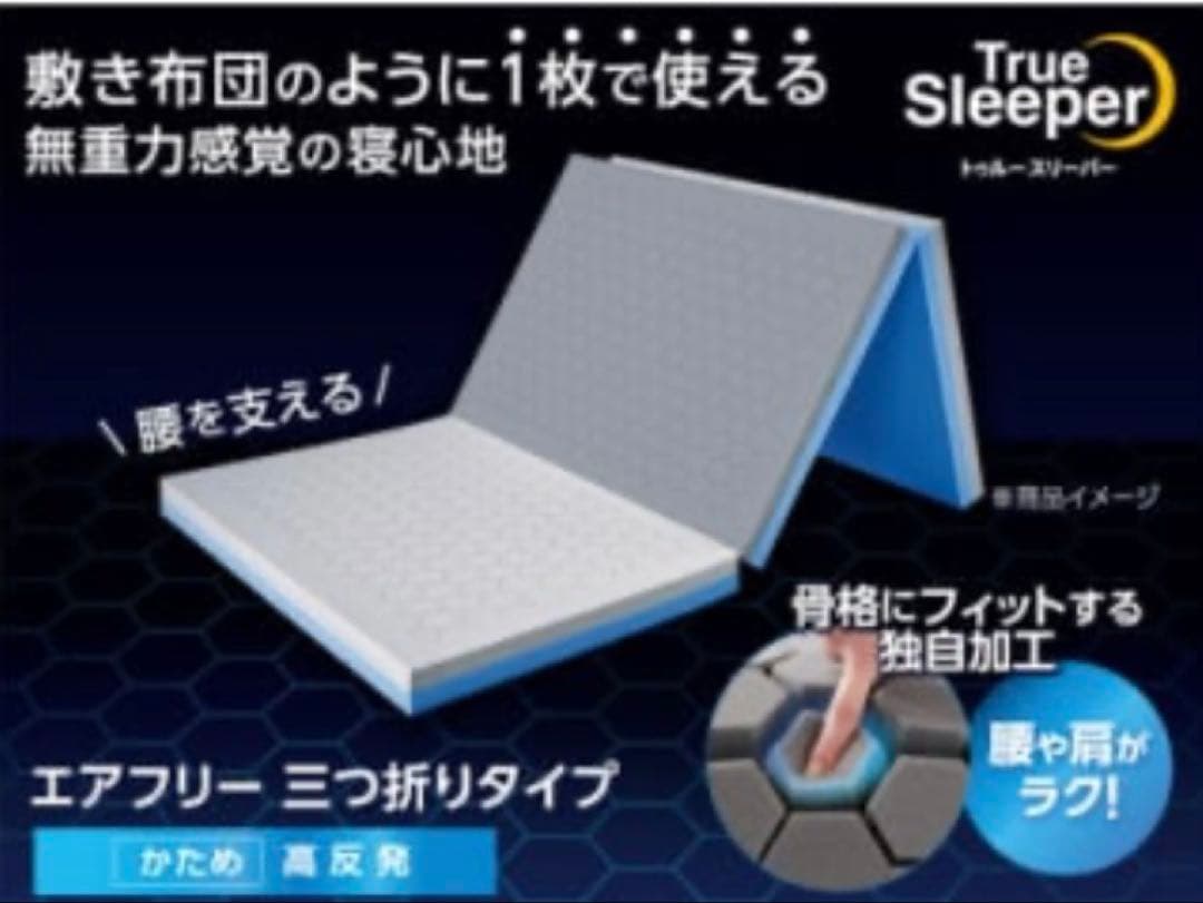トゥルースリーパー　三つ折りタイプ　シングル　＆　ミニトゥルースイーパー　×２