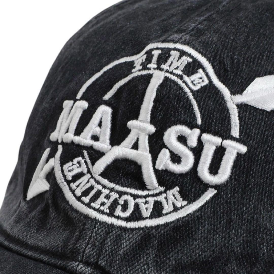 MASU MB EMBROIDERY CAP ブラック