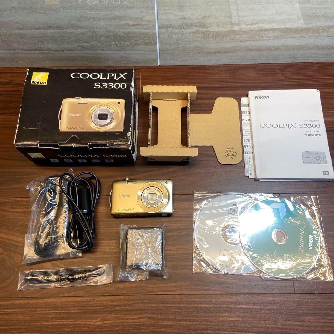 Nikon coolpix S3300 デジカメ 3162