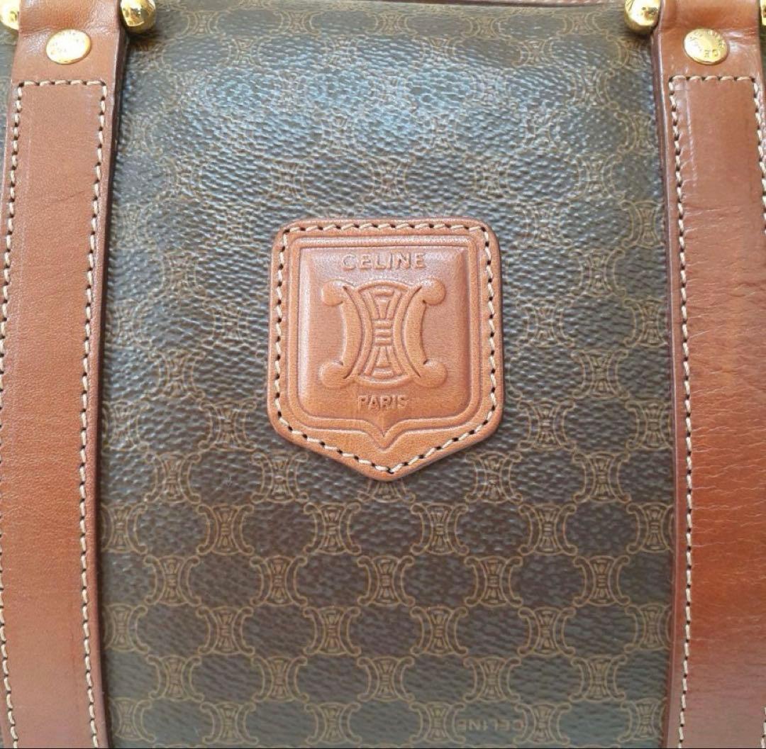 値下げ中！CELINE セリーヌ　トリオンフ　ミニボストンバッグ　マカダム