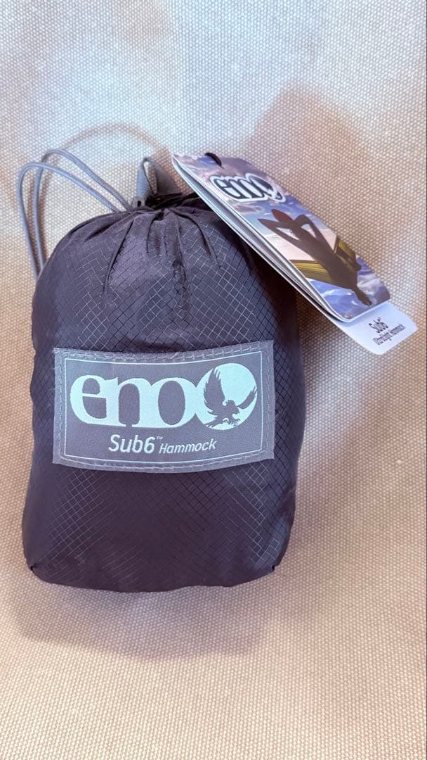 ENO Sub6 超軽量ハンモック（Charcoal）