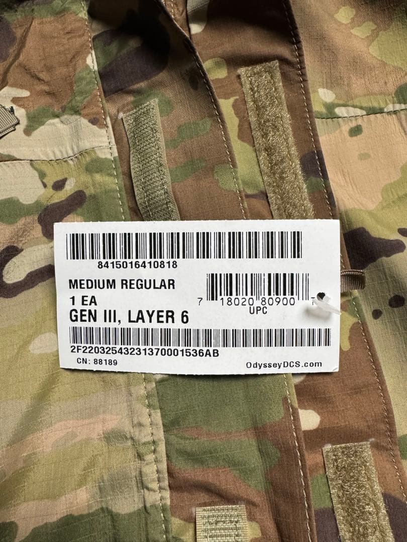 デットストックLevel 6 GEN3 OCP ゴアテックス ジャケット M-R