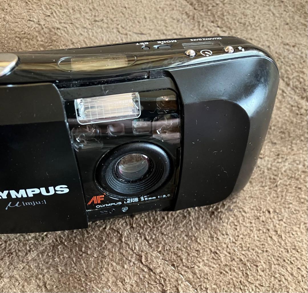 【フィルムカメラ】 オリンパス μ （ミュー） mju 初代 クオーツデイト