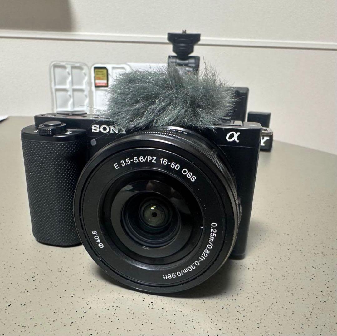 Sony VLOGCAM ZV-E10 + シューティンググリップ SDカード付