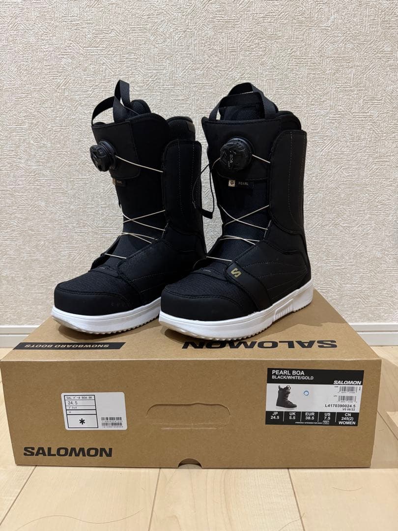 SALOMON PEARL BOA 22-23年モデルブラック/24.5
