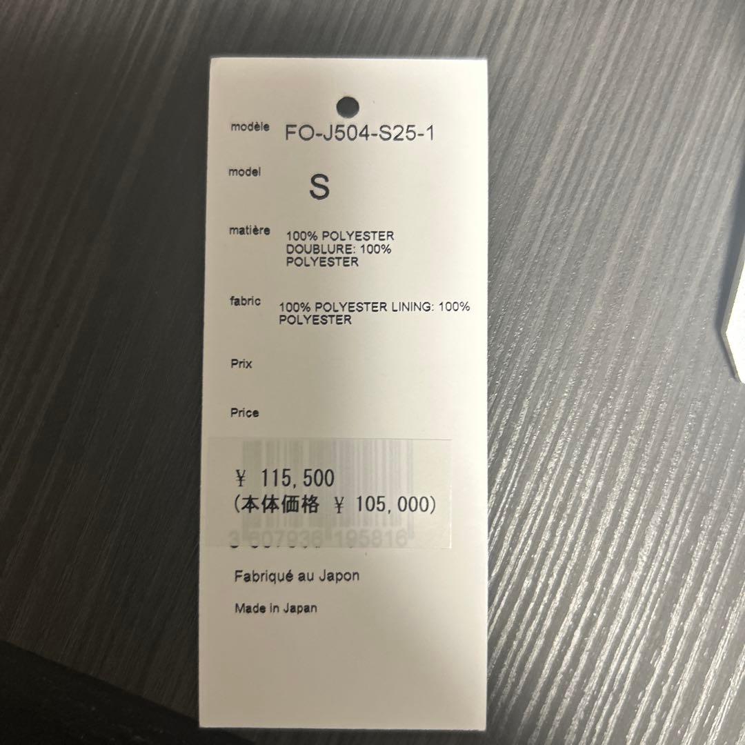 25ssオーバーサイズ ポリ縮ジャケットコムデギャルソンシャツSHIRT