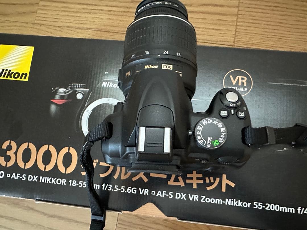 Nikon 一眼レフ D3000 ダブルズームキット