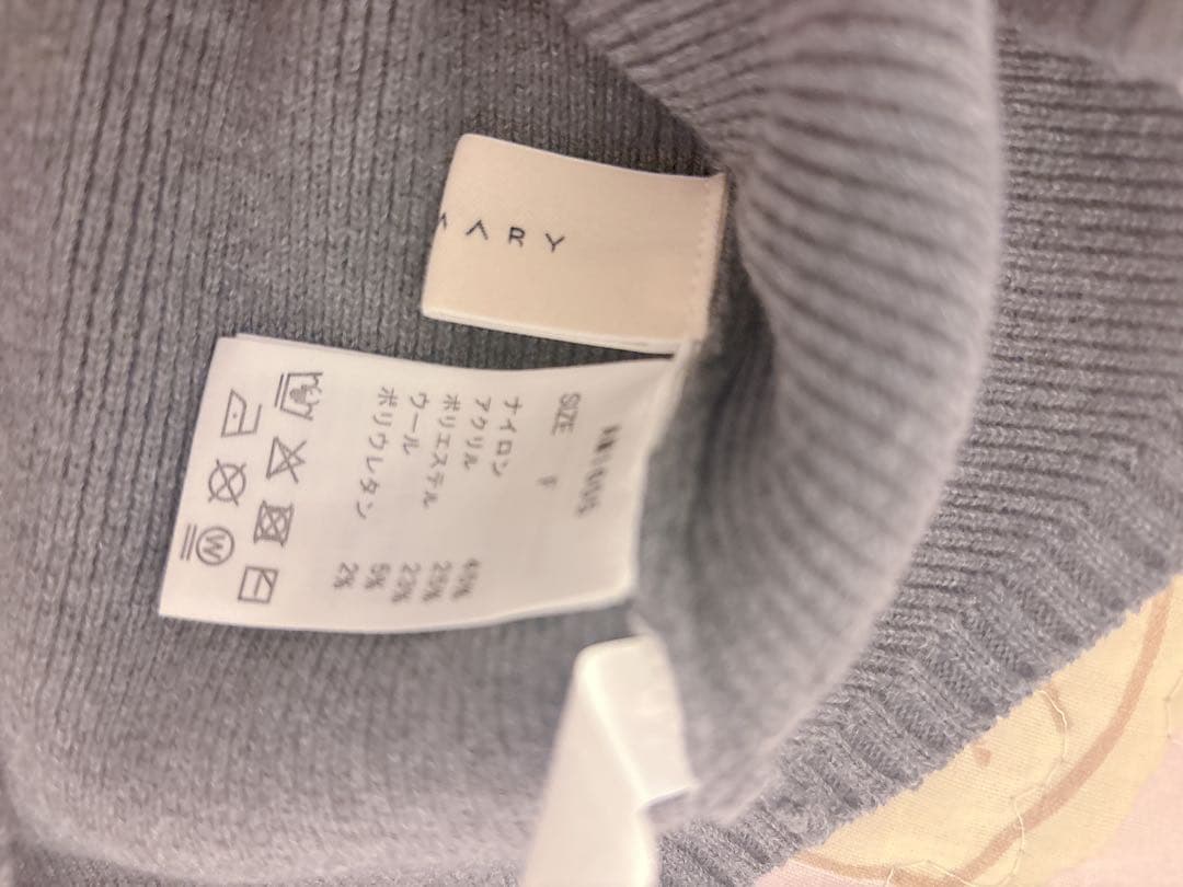 ワンピース andmary Zoff muffler knit set up