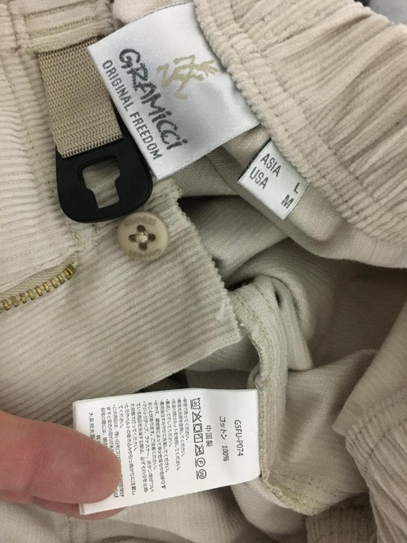 グラミチ 美品 25AW L ルーズ テーパード コーデュロイパンツ