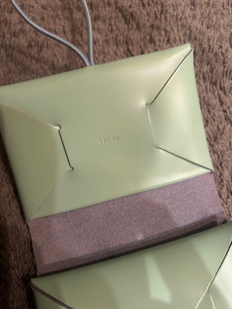 値下げ！新品未使用 Irose コンパクトウォレット ミントカラー