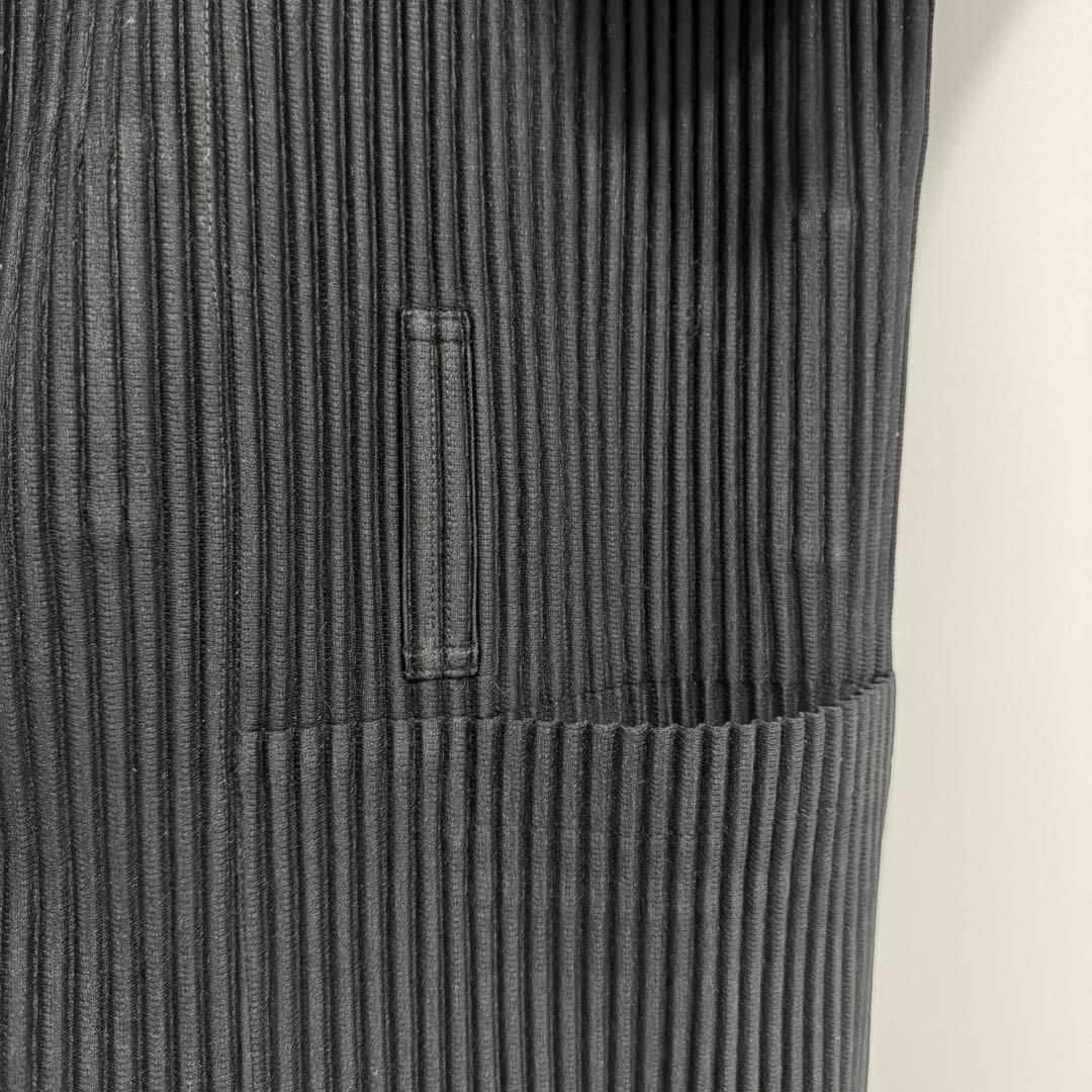 HOMME PLISSE PLEATS BOTTOMS ジャンプスーツ黒