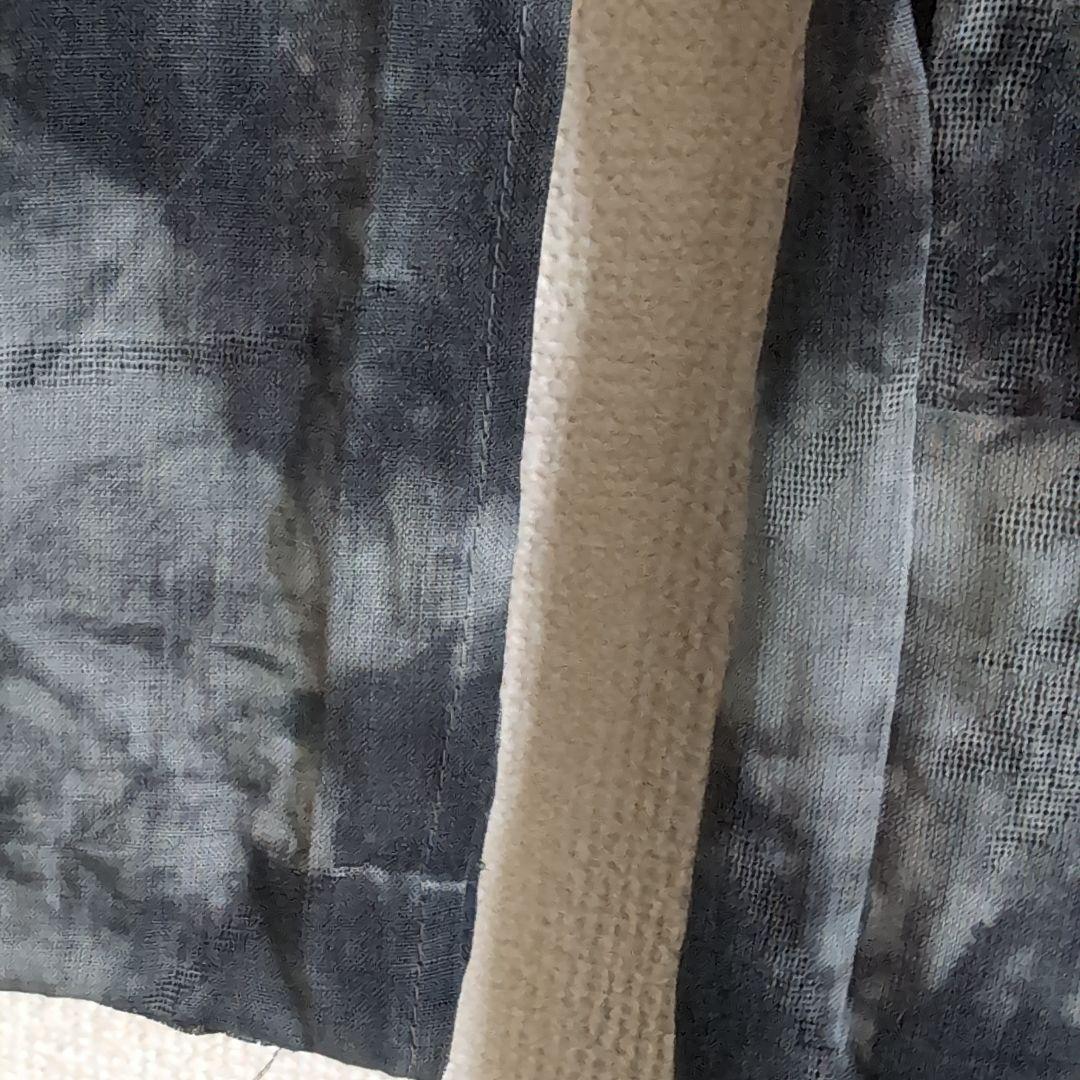 【三花】本麻　洗える長襦袢　カラー襦袢　2色染め　ムラ染め　リサイクル　su