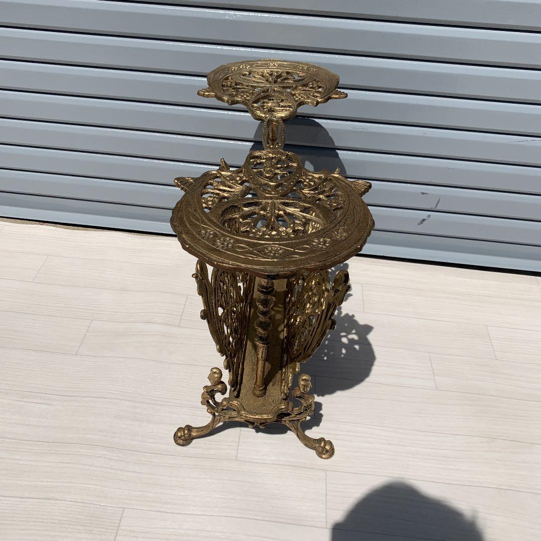 イタリア製　マガジンラック　アンティーク調