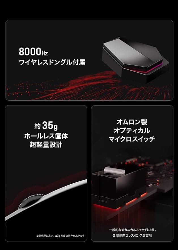 【新品】ATK F1 EXTREME ホワイト ワイヤレスゲーミングマウス