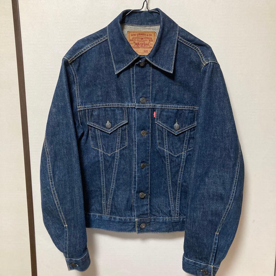 Levi's デニムジャケット インディゴ ビッグE アメカジ　71557