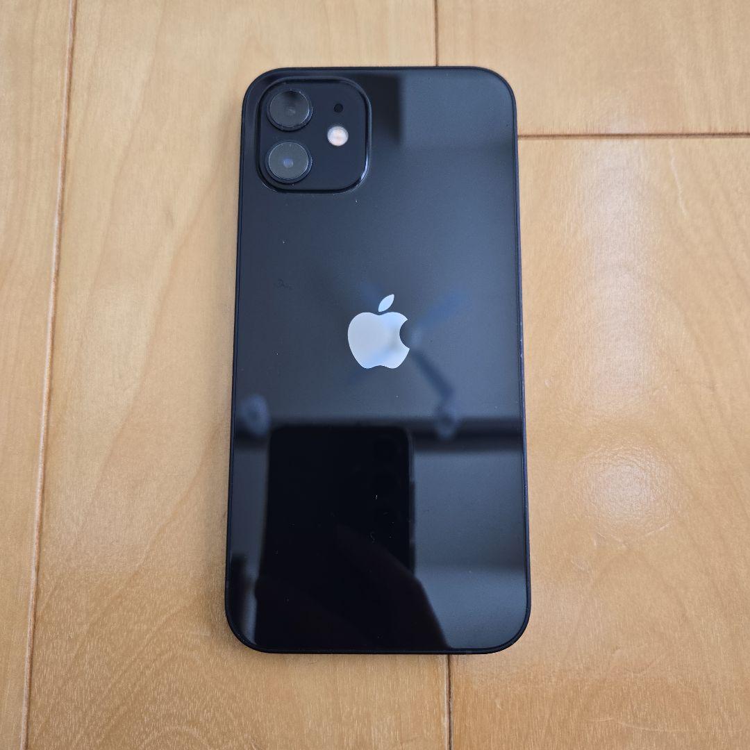 iPhone 12 ブラック 本体64GB 美品【iFaceケース付き】