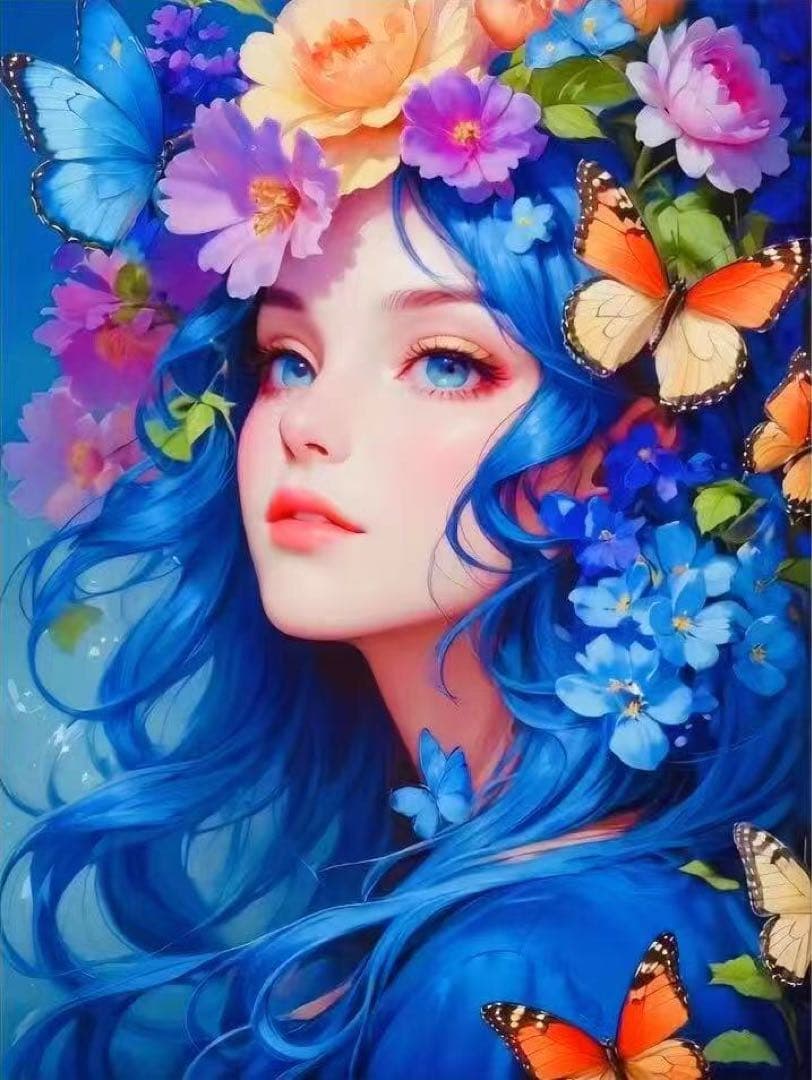 3点セット　樹脂ビーズ　123色　ダイヤモンドアートキット　A2 可愛い　女の子