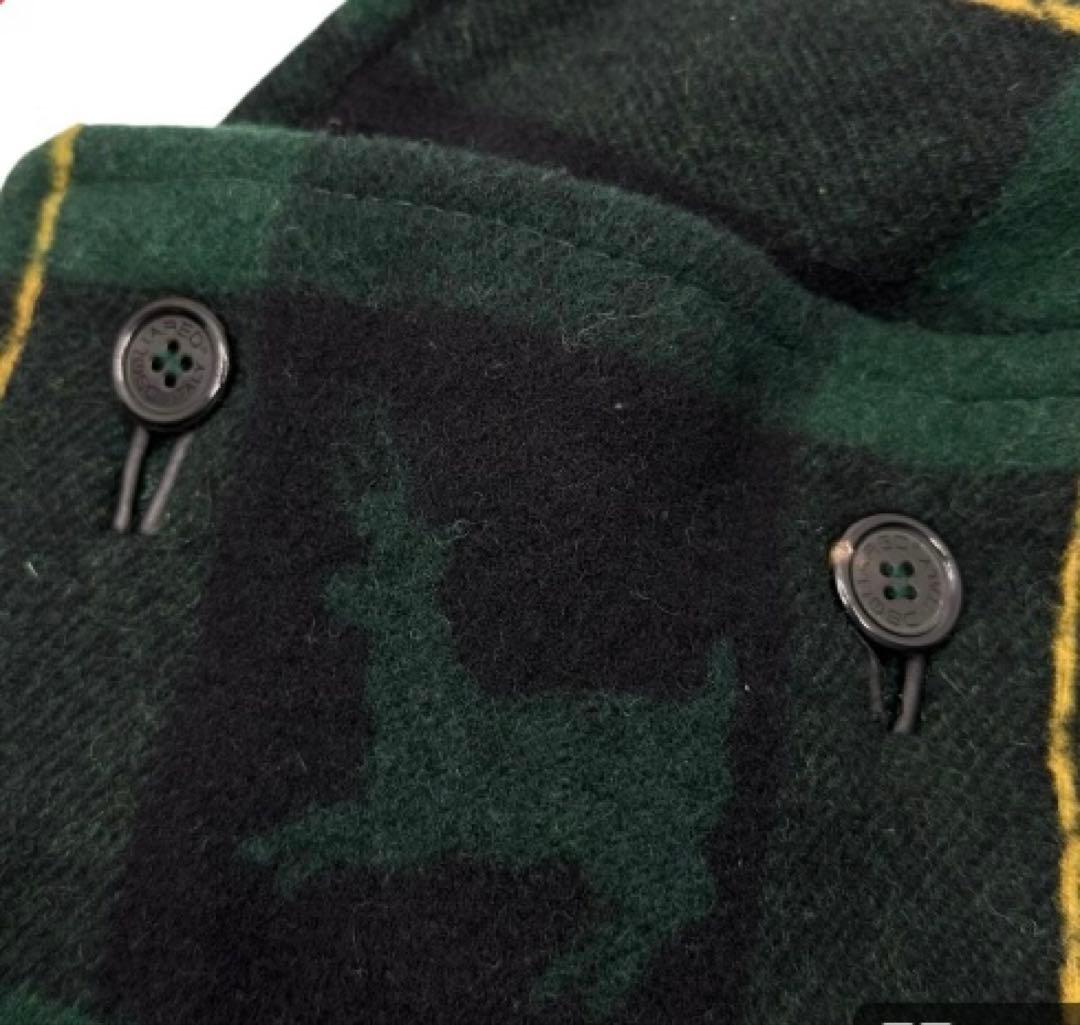 DSQUARED2 ディースクエアード ウールチェック柄 マフラー付ブルゾン