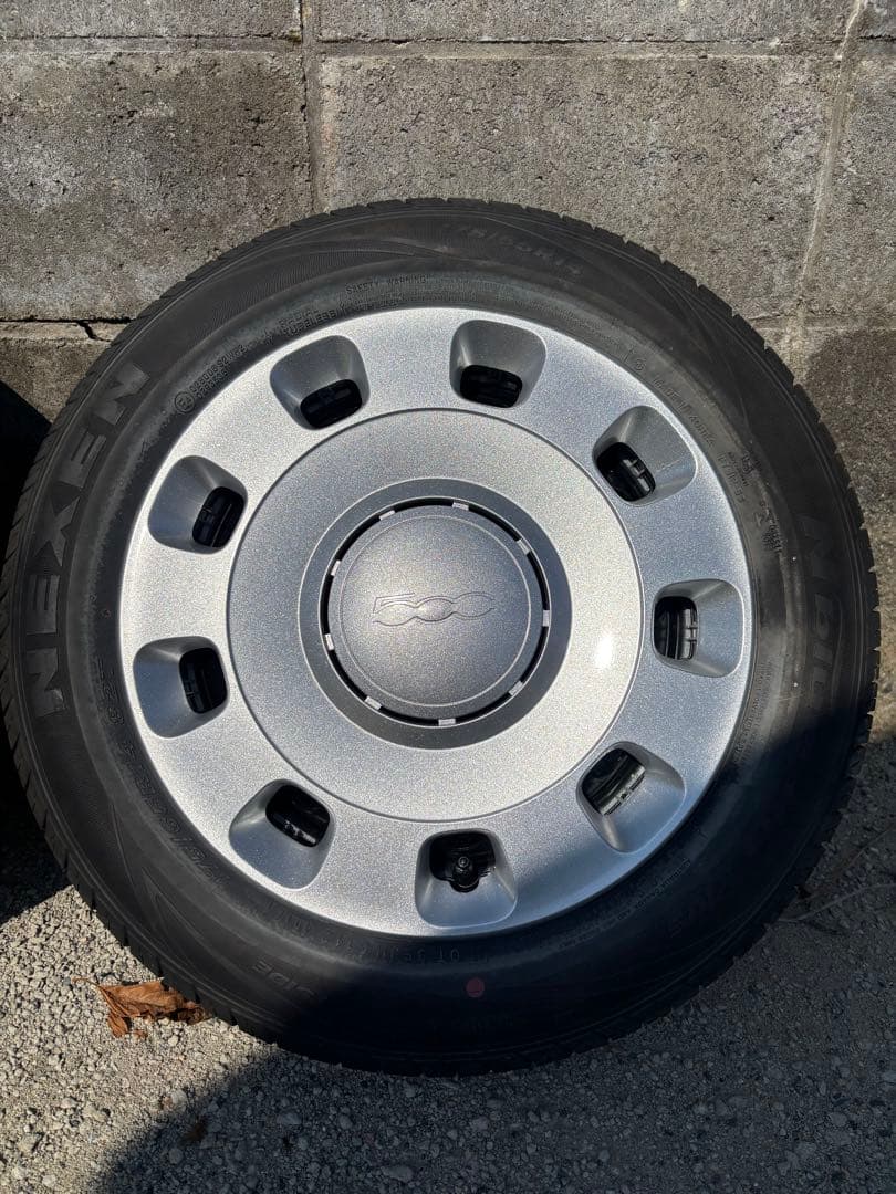 【交渉可】フィアット500タイヤ付きホイール/175/65R14/ノーマルタイヤ