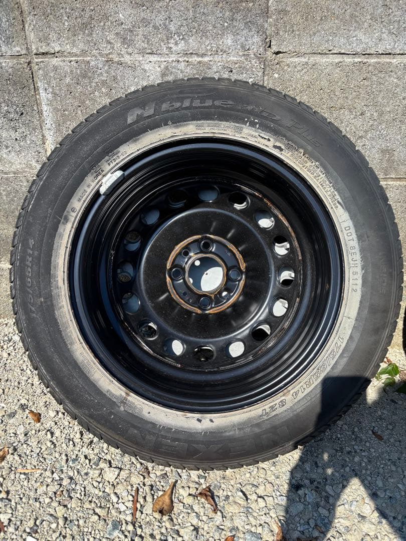 【交渉可】フィアット500タイヤ付きホイール/175/65R14/ノーマルタイヤ