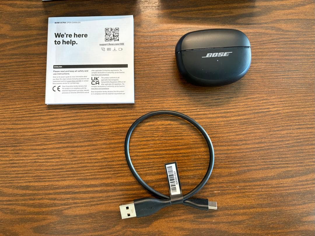 BOSE ULTRA OPEN EARBUDS ブラック(箱付き)