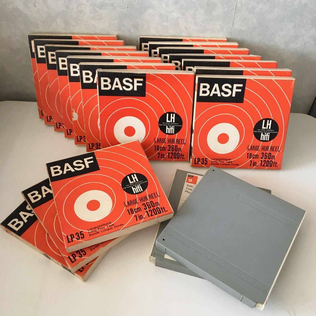 BASF　オープンリールテープ　ラージハブリール　計１９本